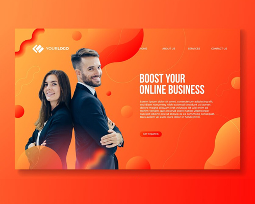 landing page